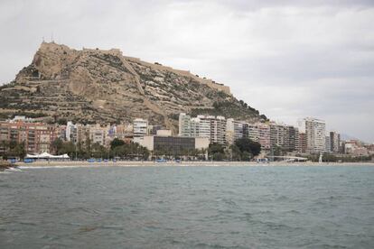 Fachada marítima de Alicante.