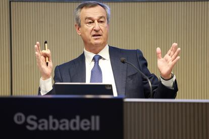 El consejero delegado de Sabadell, César González-Bueno.