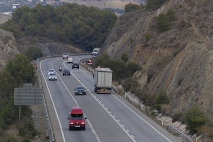 La carretera A-355 que une los municipios de Marbella y Coín en la que han fallecido personas en el 2023 en accidentes de tráfico entre los kilómetros 4 y 14