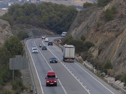 La carretera A-355 que une los municipios de Marbella y Coín en la que han fallecido personas en el 2023 en accidentes de tráfico entre los kilómetros 4 y 14