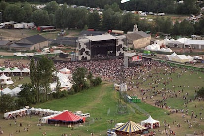 Vista aérea del Festival Doctor Music en su primera edición.