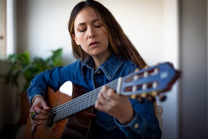 La cantante Paula Ribó, conocida artísticamente como Rigoberta Bandini, en febrero de este año.