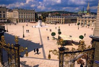 Vista general de la plaza Stanislas, en la ciudad francesa de Nancy.