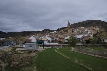 Oliete, un pueblo de 300 habitantes de Teruel, ha sido víctima, como tantos otros municipios de esta zona, de la despoblación. Es una de las áreas con menos habitantes de Europa y esto afecta también a los ecosistemas naturales. De los 100.000 olivos centenarios que hay en los alrededores, un 70% estaba abandonado hasta hace cuatro años, cuando se puso en marcha Apadrina Un Olivo. Varios descendientes de familias del municipio iniciaron un proyecto por que el consiguieron donantes de toda España y parte del extranjero para salvarlos. En este tiempo han recuperado 7.000 olivos y han conseguido 2.450 padrinos. En la parte inferior izquierda, se ve la almazara (fábrica de aceite) que abrieron hace menos de dos años.