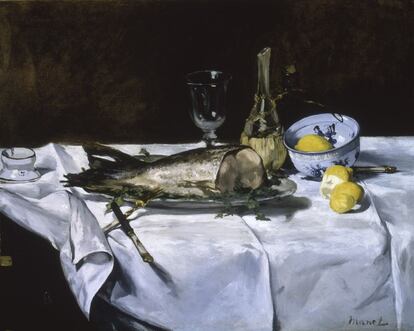 'El salmón', 1869, de Edouard Manet.