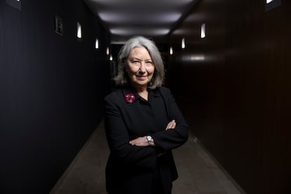 Montse Clavé, en un hotel de Barcelona durante la BCNegra.