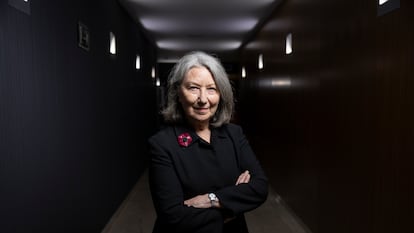 Montse Clavé, en un hotel de Barcelona durante la BCNegra.