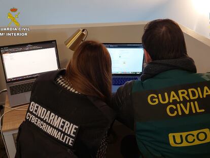 La Guardia Civil y la Gendarmería francesa colaboran en la investigación de Bitzlato.