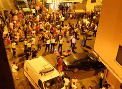 Pelea multitudinaria en el barrio de Son Gotleu de Palma de Mallorca.