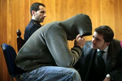 El acusado durante el juicio
