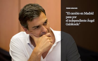 Entrevista del secretario general del PSOE, Pedro Sánchez, tras el Comité Federal de este sábado en Madrid.