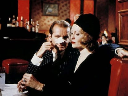 Jack Nicholson y Faye Dunaway, en 'Chinatown'.