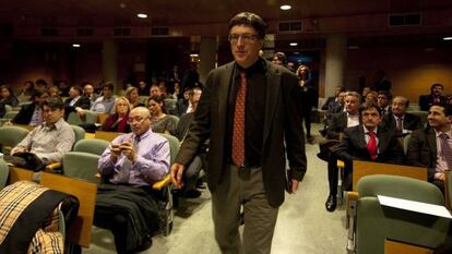 El embajador de Israel en Espa&ntilde;a, Alon Bar, antes de su conferencia ante 150 empresarios valencianos.