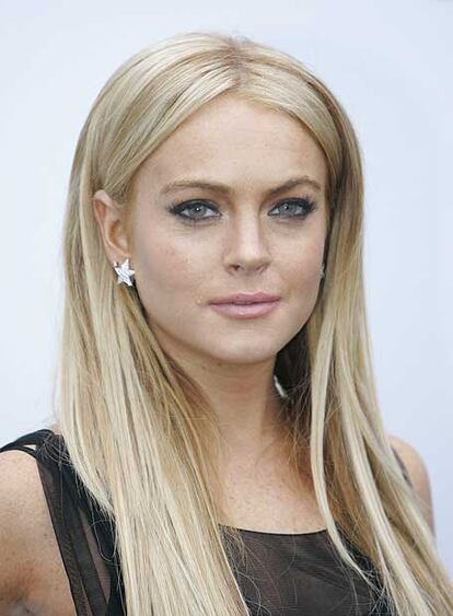 La actriz Lindsay Lohan.