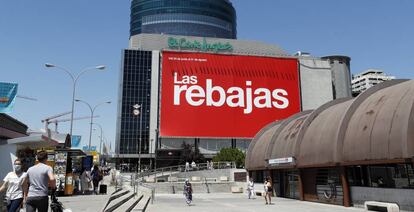 Centro comercial de El Corte Inglés de Nuevos Ministerios, en Madrid.