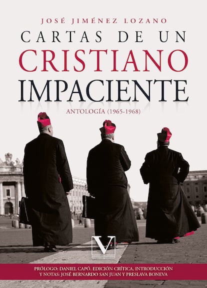 Portada de 'Cartas de un cristiano impaciente. Antología (1965-1968)', de José Jiménez Lozano.