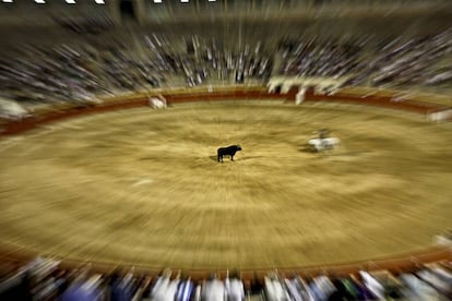 Vista general de la plaza de toros de Palma de Mallorca.