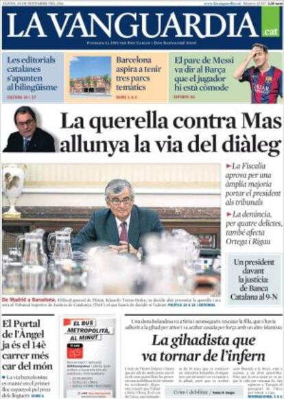 La Vanguardia del dia 20.