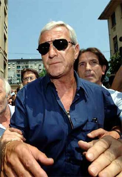 Marcello Lippi, tras visitar en el hospital a Pessotto.