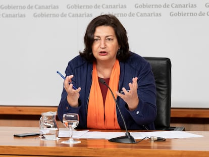 La consejera de Educación de Canarias, María José Guerra.