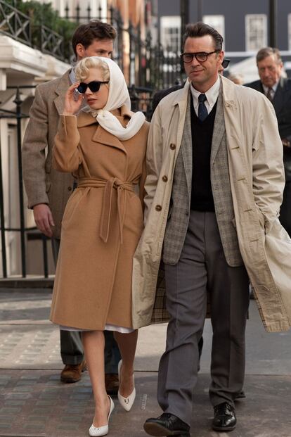 Michelle Williams en el filme Mi semana con Marilyn en la que interpreta al mito por la que estuvo nominada al Oscar este año.