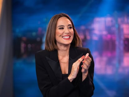Tamara Falcó durante una de sus intervenciones en televisión.