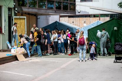 Centro de acogida de refugiados ucranios en Chisinau, Moldavia, el pasado mayo.