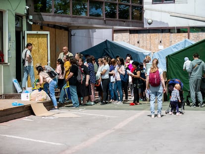 Centro de acogida de refugiados ucranios en Chisinau, Moldavia, el pasado mayo.