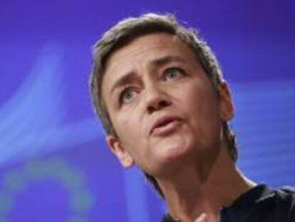 La comisaria europeade Competencia, Margrethe Vestager.