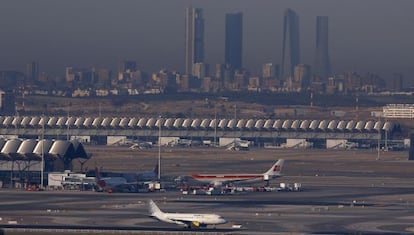 Aeropuerto de Madrid-Barajas.