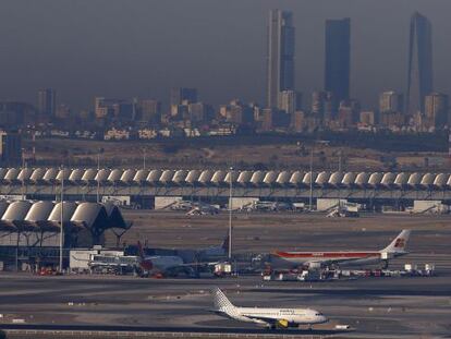 Aeropuerto de Madrid-Barajas.