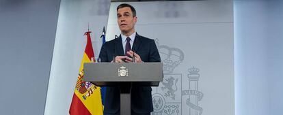 El presidente del Gobierno, Pedro Sánchez.