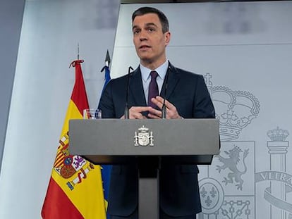 El presidente del Gobierno, Pedro Sánchez.