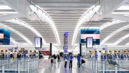Terminal 5A, del aeropuerto londinense de Heathrow, construida por el grupo español Ferrovial.
