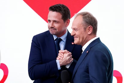 Donald Tusk y Rafal Trzaskowski