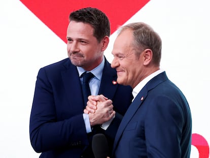 Donald Tusk y Rafal Trzaskowski