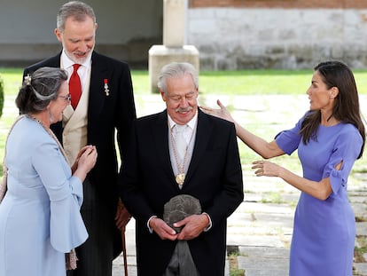 Gonzalo Celorio recoge el Premio Cervantes 2025 de la mano de los Reyes, en imágenes