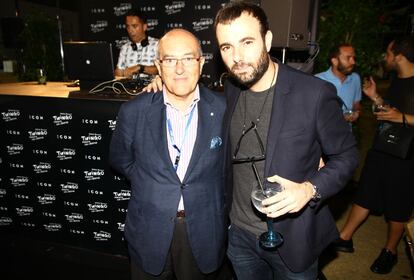 Miquel Rodríguez, director de 080 Barcelona Fashion, y Lucas Arraut, director de ICON