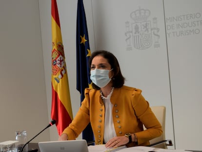 La ministra de Industria, Comercio y Turismo del Gobierno, Reyes Maroto.