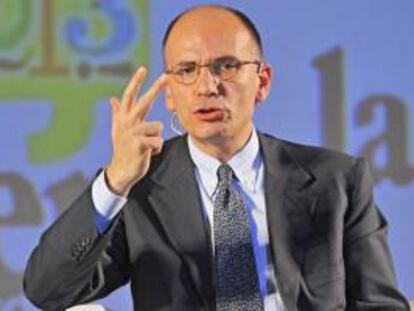 El primer ministro italiano, Enrico Letta.
