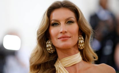 Gisele Bündchen no Museu Metropolitano de Nova York, em maio de 2018