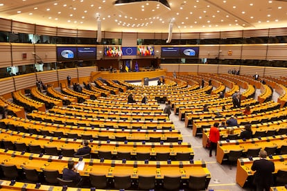 Vista general del Parlamento Europeo.