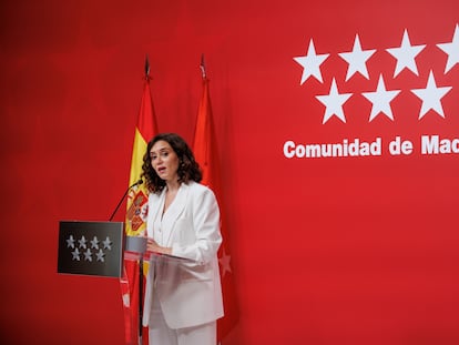 La presidenta de la Comunidad de Madrid, Isabel Díaz Ayuso.