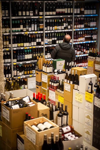 La tienda Outlet de Vinos, en Madrid.