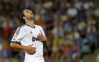 Higuaín, durante un lance del partido.