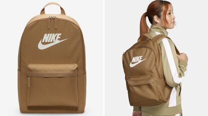 mochila nike rebajada con bolsillo central