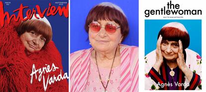Agnès Vardà, la adorada 'abuela de la nueva ola' es la mujer del momento en las revistas de moda. Interview (relanzada este mes) y 'The Gentlewoman' la eligen como primera plana de sus últimos números.