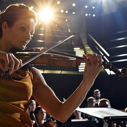 Matleena Kuusniemi, en 'La violinista'.