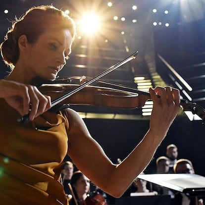Matleena Kuusniemi, en 'La violinista'.