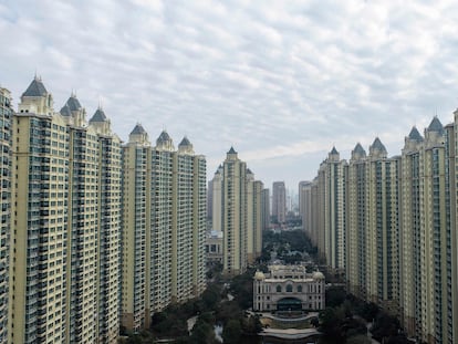 Un complejo de viviendas del promotor inmobiliario Evergrande en Huaian, en la provincia china de Jiangsu.